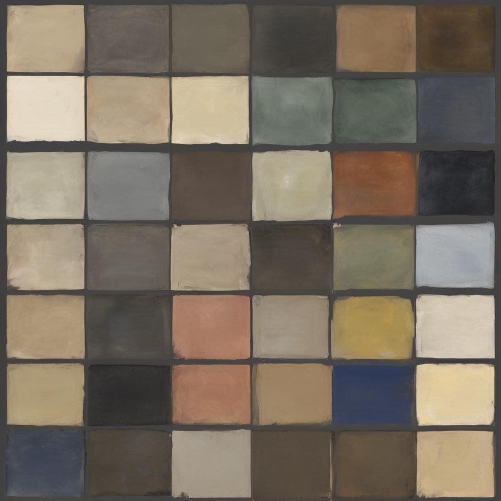 Εξατομικευμένη ανθρώπινη παρουσία χωρίς πρόσωπο, γεωμετρικά χρώματα και αφηγηματική τέχνη, που εκφράζει την μοναδικότητα της ανθρώπινης ύπαρξης και την ανώνυμη ταυτότητα.