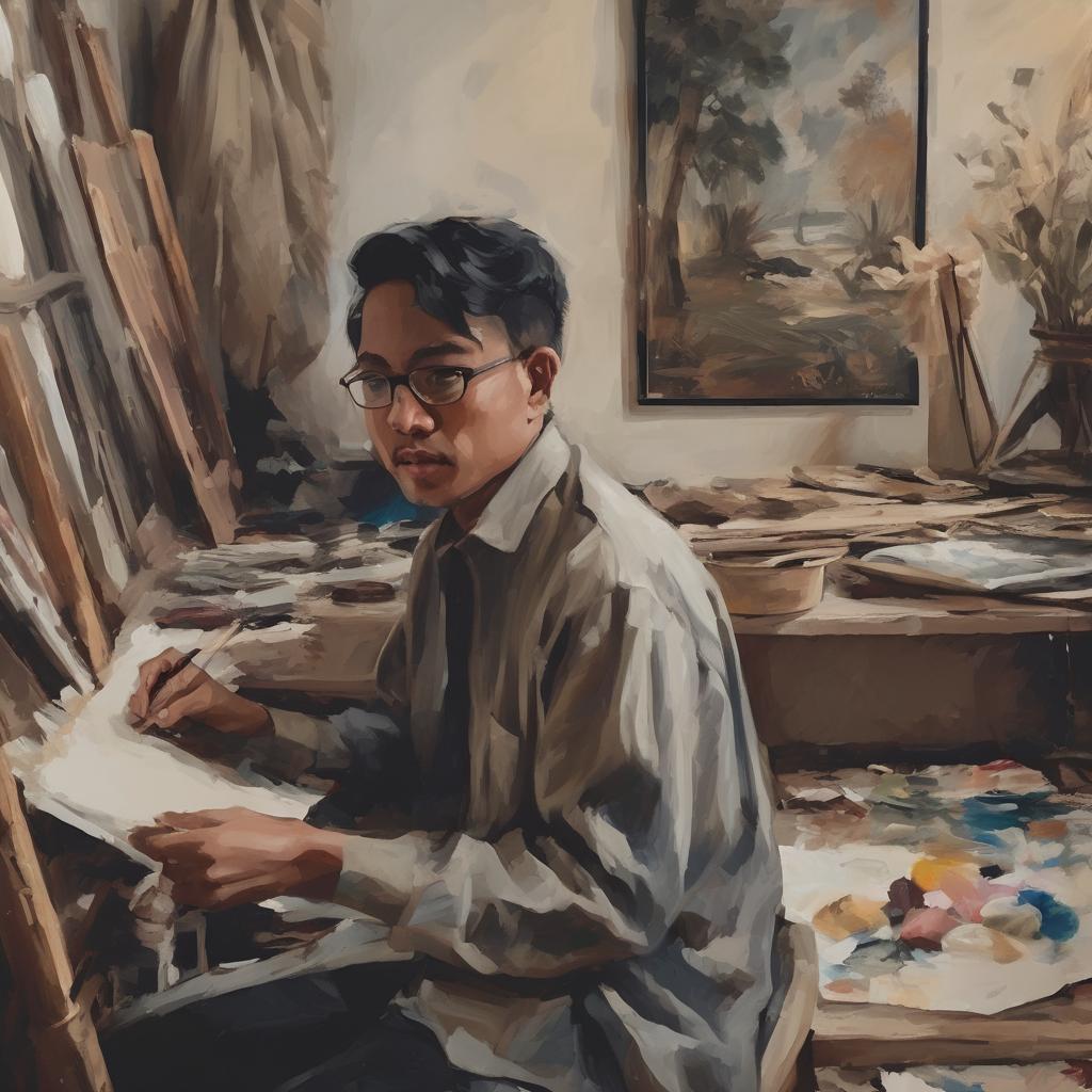 Το στυλ της τέχνης του Μπασουκί Αμπντουλάχ